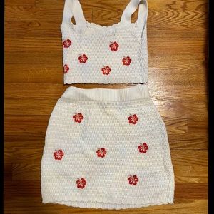 Floral Knit set